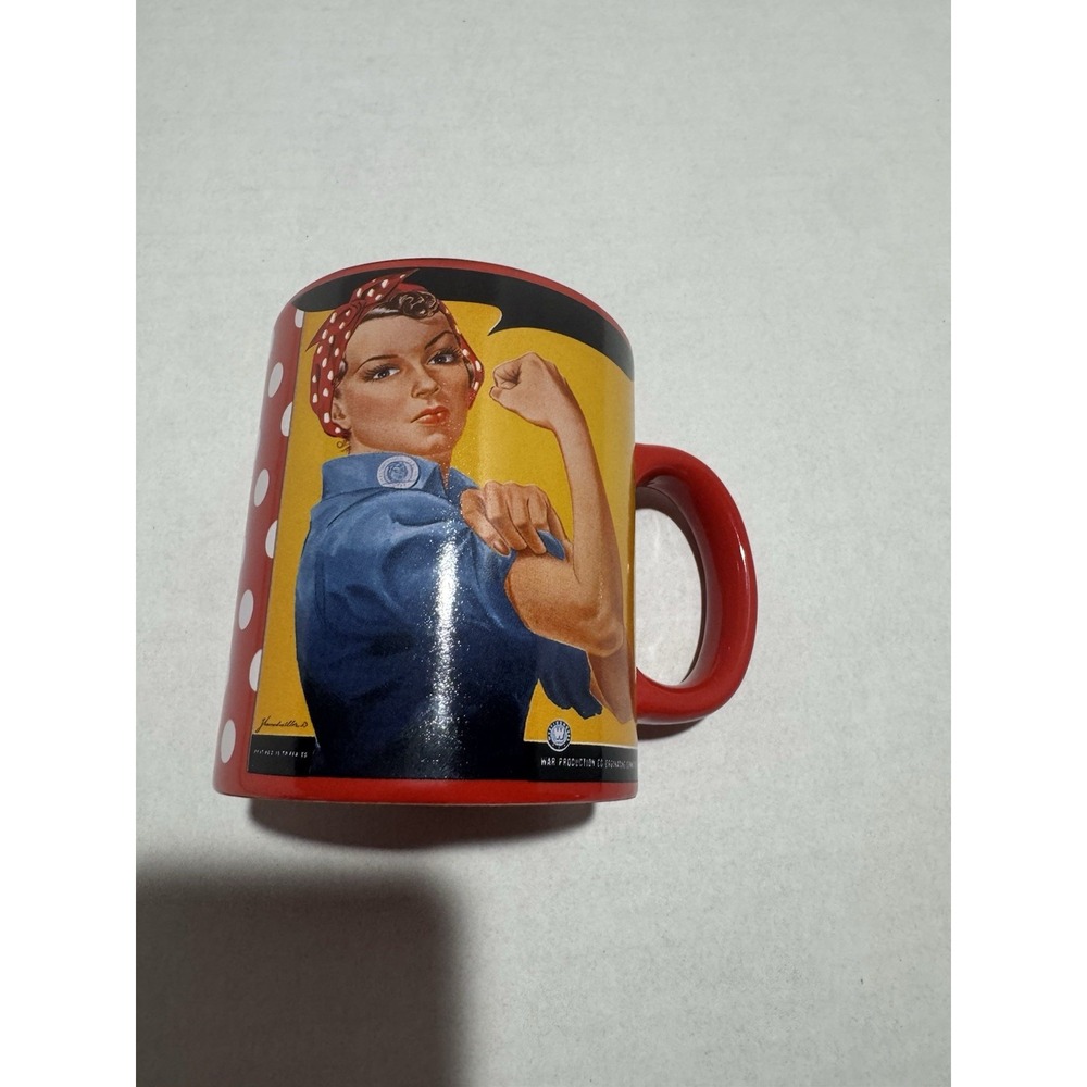 Smithsonian Brand 'Rosie The Riveter' 4" Coffee Mug